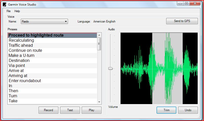 Garmin Voice Studio step4