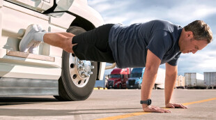 Kuidas veokijuhina teel olles tervislik olla