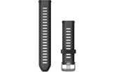 Quick Release silikoon kellarihmad (20mm) Black/Slate Grey