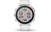 Spordikell Garmin fenix 6S  Silver w/White Band (no MAP/Music) Standard - hõbe, valge rihmaga