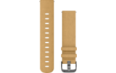 Quick Release preemium kellarihmad (20mm) Seemisnahk  - helepruun 127-190 mm
