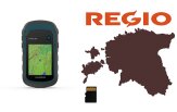 K&auml;si GPS Garmin eTrex 22x eTrex 22x + Regio Teed m&auml;lukaart