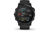 Multispordi kell fenix 6s PRO -  must, musta rihmaga