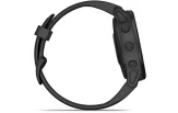 Multispordi kell fenix 6s PRO -  must, musta rihmaga