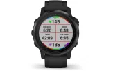 Multispordi kell fenix 6s PRO -  must, musta rihmaga