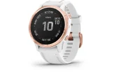 Multispordi kell fenix 6s PRO - roosa kuld, valge rihmaga