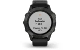 Multispordi kell Garmin fenix 6 Safiir - hall, musta rihmaga