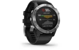 Multispordi kell Garmin fenix 6 Solar - h&otilde;be, musta rihmaga