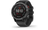 Multispordi kell Garmin fenix 6 Pro Solar - hall, musta rihmaga