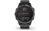 Multispordi kell Garmin fenix 6 Pro Solar - hall, musta rihmaga