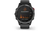 Multispordi kell Garmin fenix 6 Pro Solar - hall, musta rihmaga
