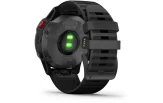 Multispordi kell Garmin fenix 6 Pro Solar - hall, musta rihmaga