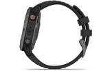 Spordikell Garmin fenix 6 Pro Solar - hall, musta rihmaga Pro Solar - hall, musta rihmaga