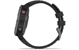 Multispordi kell Garmin fenix 6 Pro Solar - hall, musta rihmaga