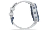 Multispordi kell Garmin fenix 6 Pro Solar - sinine Ti, valge rihmaga