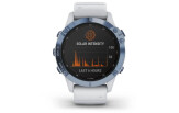 Spordikell Garmin fenix 6 Pro Solar - sinine, valge rihmaga Pro Solar - sinine Ti, valge rihmaga