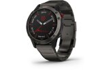 Multispordi kell Garmin fenix 6 Pro Solar - hall, Carbon Gray DLC rihmaga
