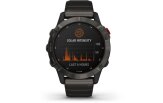 Multispordi kell Garmin fenix 6 Pro Solar - hall, Carbon Gray DLC rihmaga