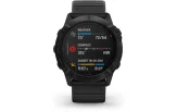 Spordikell fenix 6X PRO - must, musta rihmaga