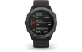 Spordikell Garmin fēnix 6X Safiir; süsinik hall DLC, musta rihmaga Safiir - süsinik hall DLC, musta rihmaga