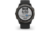 Spordikell Garmin fēnix 6X Safiir; süsinik hall DLC, musta rihmaga Safiir - süsinik hall DLC, musta rihmaga