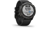 Spordikell fenix 6X Pro Solar - TI s&uuml;sinik hall, musta rihmaga