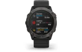 Spordikell fenix 6X Pro Solar - TI s&uuml;sinik hall, musta rihmaga