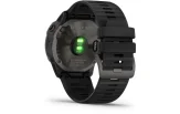 Spordikell fenix 6X Pro Solar - TI s&uuml;sinik hall, musta rihmaga