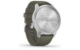 Aktiivsuskell Garmin vivomove Style, Silver-Moss Green, Silicone hõbe/roheline - silikoon