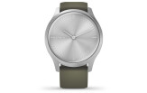 Aktiivsuskell Garmin vivomove Style, Silver-Moss Green, Silicone hõbe/roheline - silikoon