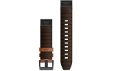 QUICKFIT 22 kellarihmad (22mm) Nahk - Chestnut