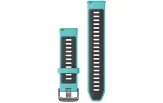 Quick Release kellarihmad (22mm) Silikoon - aqua/must 135-205 mm