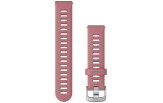 Kellarihm Quick Release (18mm) roosa/hõbe Silikoon - roosa/hõbe 110-175 mm