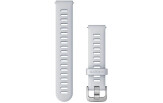 Kellarihm Quick Release (18mm) valge/hõbe Silikoon - valge/hõbe 110-175 mm