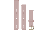 Quick Release kellarihmad (18mm) Silikoon - Dust Rose/soft gold