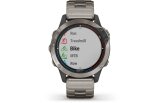 Spordikell Garmin quatix 6 Safiir, Titanium rihmaga