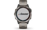 Spordikell Garmin quatix 6 Safiir, Titanium rihmaga