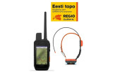 Käsi GPS Garmin Alpha 200i T20 Regio Topo Bundle +T20 rihm ja Regio Topo kaart