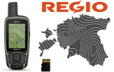 Käsi GPS Garmin GPSMAP 65 GPSMAP 65 + Regio Topo mälukaart