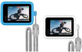 GoPro &uuml;mbris + randmepael (H9/H10/H11/H12 Black) valge