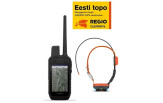 Käsi GPS Garmin Alpha 200 T20 Regio Topo Bundle +T20 rihm ja Regio Topo kaart