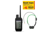 Käsi GPS Garmin Alpha 200 TT25 Regio Topo Bundle +TT25 rihm ja Regio Topo kaart