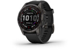 Spordikell fenix 7S Sapphire Solar - Carbon Gray DLC Ti Black Band