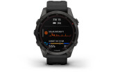 Spordikell fenix 7S Sapphire Solar - Carbon Gray DLC Ti Black Band