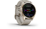 Spordikell Garmin fenix 7S Sapphire Solar - Cream Gold Ti Light Sand Band Sapphire Solar - Cream Gold Ti Light Sand Band