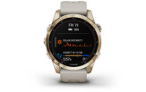 Spordikell Garmin fenix 7S Sapphire Solar - Cream Gold Ti Light Sand Band Sapphire Solar - Cream Gold Ti Light Sand Band