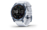 Spordikell Garmin fenix 7 Sapphire Solar -  Mineral Blue Ti Whitestone Band Sapphire Solar - Mineral Blue DLC Ti Whitestone Band