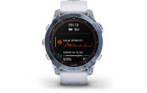 Spordikell Garmin fenix 7 Sapphire Solar -  Mineral Blue Ti Whitestone Band Sapphire Solar - Mineral Blue DLC Ti Whitestone Band