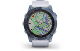 Spordikell Garmin fenix 7X Sapphire Solar -  Mineral Blue TI Whitestone Band Sapphire Solar - Mineral Blue DLC TI Whitestone Band