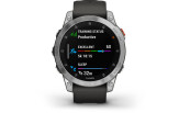 Spordikell Garmin EPIX 2 Silver Slate Band Slate Steel